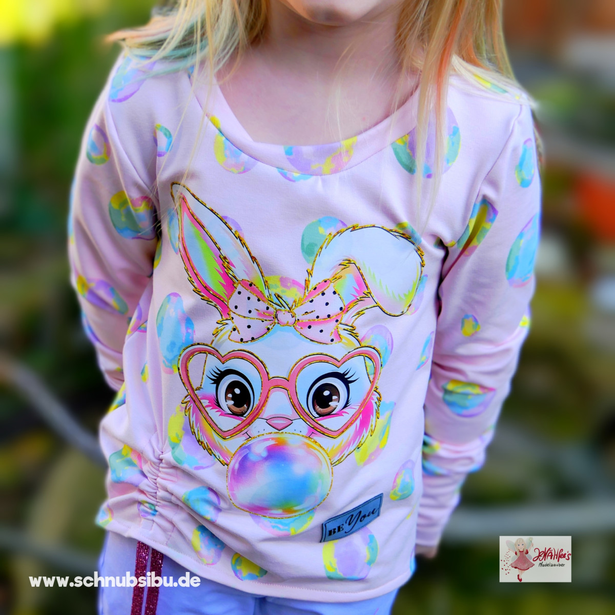 Bügelbild Bubble Gum Hase